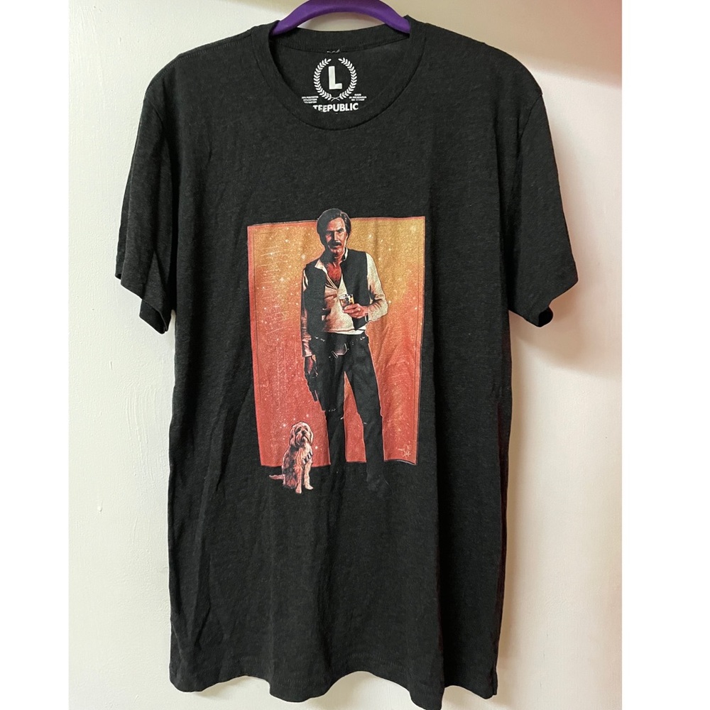 Star Wars X Ron Burgundy t-shirt "Han Burgundy"